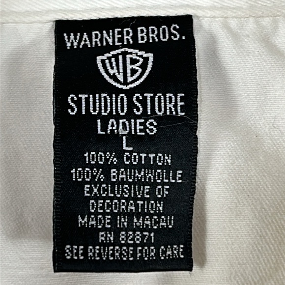 Warner Brothers Vintage Tweety Bird cotton  jacket sz L - Picture 4 of 6